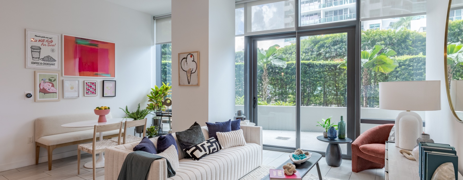 Living Room w/Ample Natural Lighting